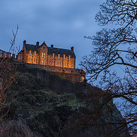 Buy canvas prints of Edinburgh Castle in Scotland by Chris Dorney