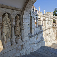 Buy canvas prints of Fisherman's Bastion in Budapest by Chris Dorney