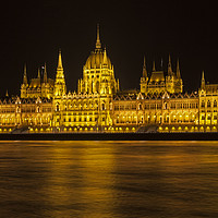 Buy canvas prints of Hungarian Parliament Building in Budapest by Chris Dorney