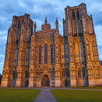 Buy canvas prints of Wells Cathedral in Somerset, UK by Chris Dorney