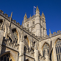 Buy canvas prints of Bath Abbey in Somerset by Chris Dorney