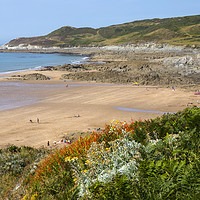 Buy canvas prints of Barricane Beach in North Devon by Chris Dorney