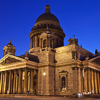 Buy canvas prints of St. Isaacs Cathedral in St. Petersburg by Chris Dorney