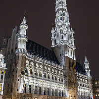 Buy canvas prints of Brussels Town Hall in Belgium by Chris Dorney