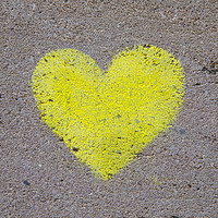 Buy canvas prints of Graffiti Heart by Chris Dorney