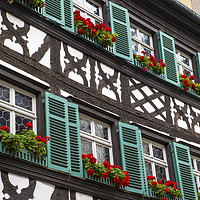 Buy canvas prints of Traditional Bavarian Architecture in Bamberg by Chris Dorney