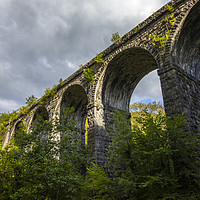 Buy canvas prints of Pontsarn Viaduct in Wales, UK by Chris Dorney