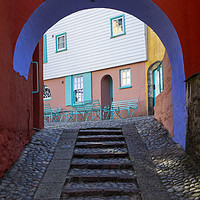 Buy canvas prints of Archway in Portmeirion in North Wales, UK by Chris Dorney