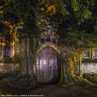 Buy canvas prints of Evening View of St. Edwards Church in Stow-on-the-Wold, UK by Chris Dorney