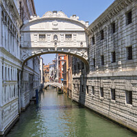 Buy canvas prints of The Bridge of Sighs in Venice by Chris Dorney