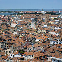Buy canvas prints of View from St. Marks Campanile in Venice by Chris Dorney