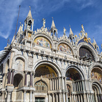 Buy canvas prints of St. Marks Basilica in Venice by Chris Dorney