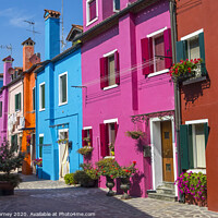 Buy canvas prints of Burano in Italy by Chris Dorney
