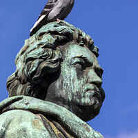 Buy canvas prints of Ludwig van Beethoven Statue in Bonn by Chris Dorney