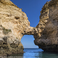 Buy canvas prints of Algarve Caves and Grottos by Chris Dorney