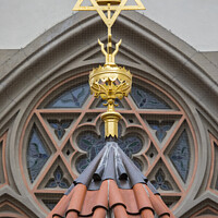 Buy canvas prints of Maisel Synagogue in Prague by Chris Dorney