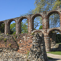Buy canvas prints of St. Botolphs Priory in Colchester by Chris Dorney