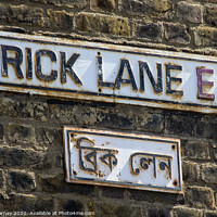 Buy canvas prints of Brick Lane in London by Chris Dorney