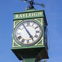 Buy canvas prints of Millennium Clock in Rayleigh Essex by Chris Dorney