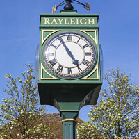 Buy canvas prints of Town Clock in Rayleigh Essex by Chris Dorney