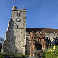 Buy canvas prints of Holy Trinity Church in Rayleigh by Chris Dorney