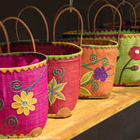 Buy canvas prints of Colourful Bags by Chris Dorney
