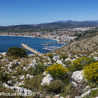 Buy canvas prints of View from Cap de Sant Antoni in Spain by Chris Dorney