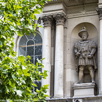 Buy canvas prints of King Henry VIII Statue in London by Chris Dorney