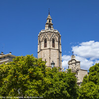 Buy canvas prints of Torre del Micalet in Valencia by Chris Dorney