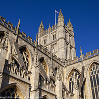 Buy canvas prints of Bath Abbey in Somerset by Chris Dorney