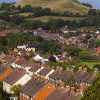 Buy canvas prints of Glastonbury Tor in Somerset by Chris Dorney