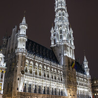 Buy canvas prints of Brussels Town Hall in Belgium by Chris Dorney