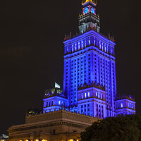Buy canvas prints of Palace of Culture and Science in Warsaw by Chris Dorney