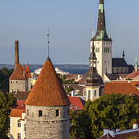 Buy canvas prints of View of Tallinn in Estonia by Chris Dorney