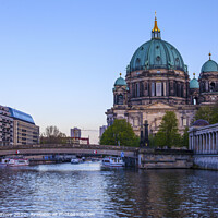 Buy canvas prints of Berliner Dom and the Spree River in Berlin by Chris Dorney