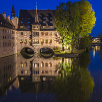 Buy canvas prints of Heilig-Geist-Spital in Nuremberg by Chris Dorney