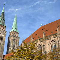 Buy canvas prints of St. Sebaldus Church in Nuremberg by Chris Dorney
