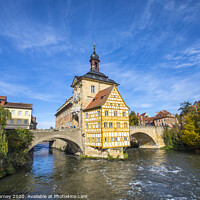 Buy canvas prints of Altes Rathaus in Bamberg by Chris Dorney