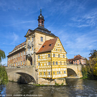 Buy canvas prints of Altes Rathaus in Bamberg by Chris Dorney