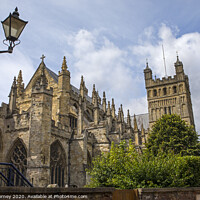 Buy canvas prints of Exeter Cathedral in Devon by Chris Dorney