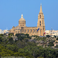 Buy canvas prints of Our Lady of Loreto Parish Church on Gozo by Chris Dorney