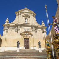 Buy canvas prints of Cathedral of the Assumption in Gozo by Chris Dorney