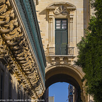 Buy canvas prints of The Grandmasters Palace in Valletta by Chris Dorney