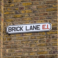 Buy canvas prints of Brick Lane in London by Chris Dorney