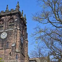 Buy canvas prints of St. Peter's Church in Woolton, Liverpool by Chris Dorney