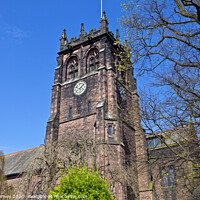 Buy canvas prints of St. Peter's Church in Woolton, Liverpool by Chris Dorney