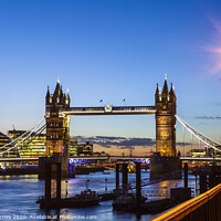 Buy canvas prints of London View at Dusk by Chris Dorney