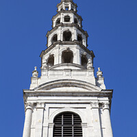 Buy canvas prints of Saint Bride's Church in London by Chris Dorney