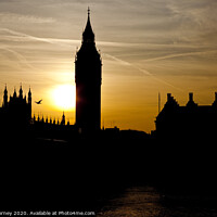Buy canvas prints of Westminster at Sunset by Chris Dorney