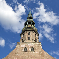 Buy canvas prints of St. Peter's Church in Riga by Chris Dorney